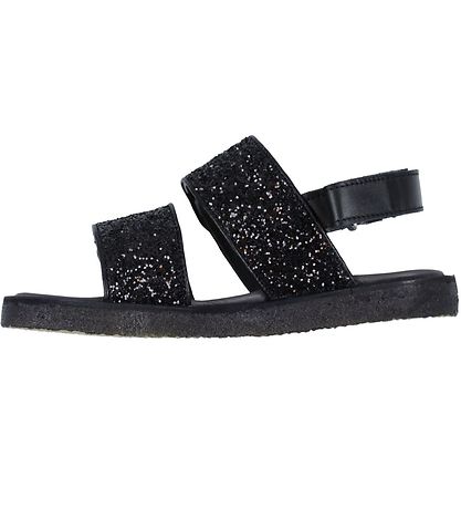 Angulus Sandal - Black w. Glitter