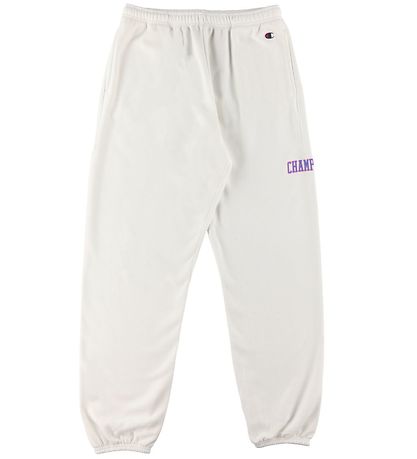 Champion Fashion Sweatpants - Elastic Cuff - White