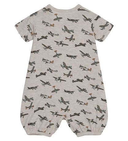 Hust and Claire Summer Romper - Milu - Bamboo - Wheat Melange