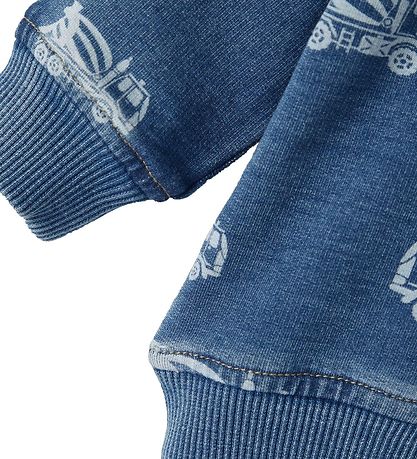 Name It Sweatshirt - NbmDann - Medium+ Blue Denim
