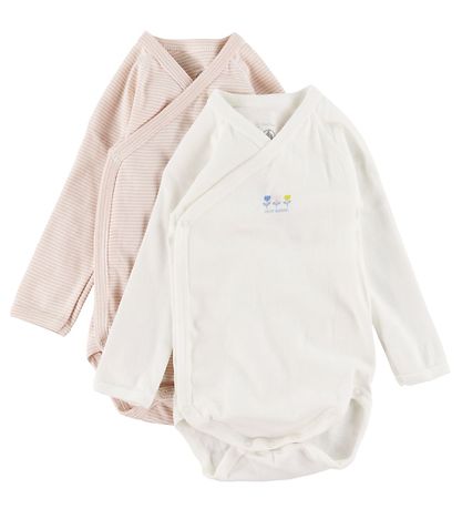 Petit Bateau Body p/h - 5 kpl - Vaaleanpunainen/Valkoinen