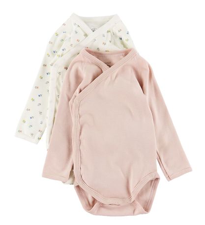 Petit Bateau Body p/h - 5 kpl - Vaaleanpunainen/Valkoinen
