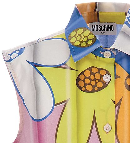 Moschino Hemd - Pink/Blau/Gelb
