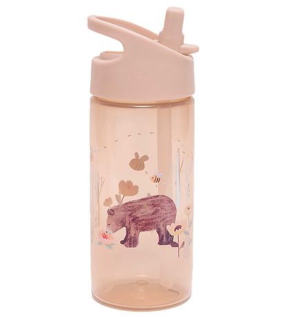 Petit Monkey Vatnsflaska - Humming Bear - 380 ml - Lín