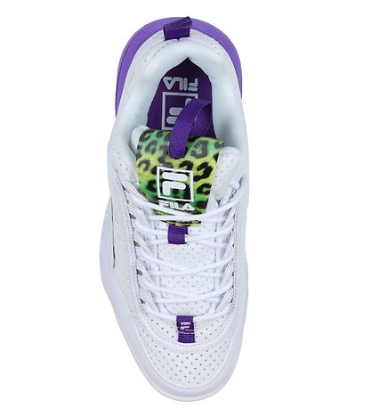 Baskets Fila - Disrupteur T - White-Électrique Purple