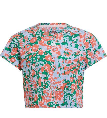 adidas Performance Stuttermabolur - G TR-ES AOP T - Blár/Grænt/B