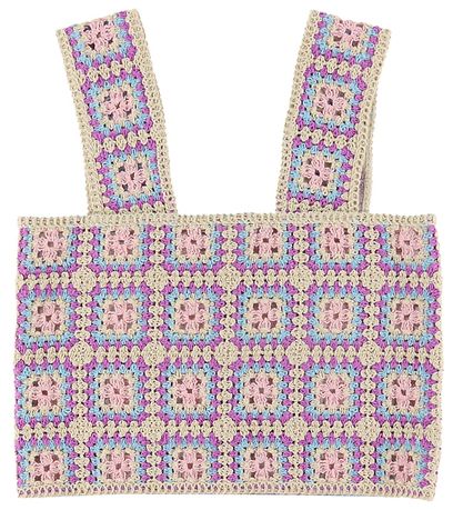 Stella McCartney Kids Top - Kurz geschnitten - Gehäkelt - Sand/L