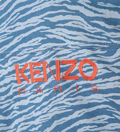 Kenzo Farkkupaita - Rajattu - Vaaleansininen, Tiger Stripe/Orans