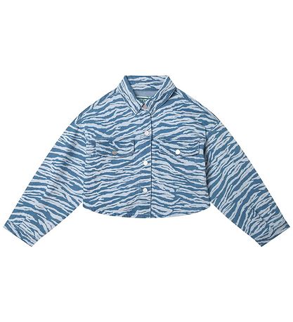 Kenzo Farkkupaita - Rajattu - Vaaleansininen, Tiger Stripe/Orans
