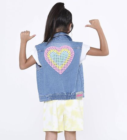 Billieblush Denim Gilet - Double Stone+Bleach