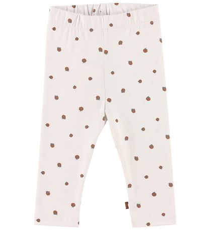 Smallstuff Leggings - Erdbeere - White/Hagebutte