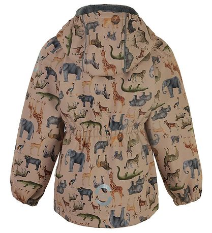 Mikk-Line Softshell Jacket w. Fleece - Recycled - Nougat w. Anim