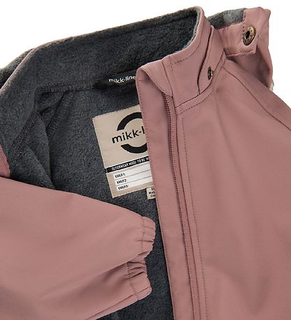 Mikk-Line Softshell Suit w. Fleece - Recycled - Burlwood