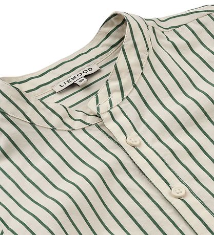 Liewood Skyrta - Austin - Garden Green/Creme De La Creme