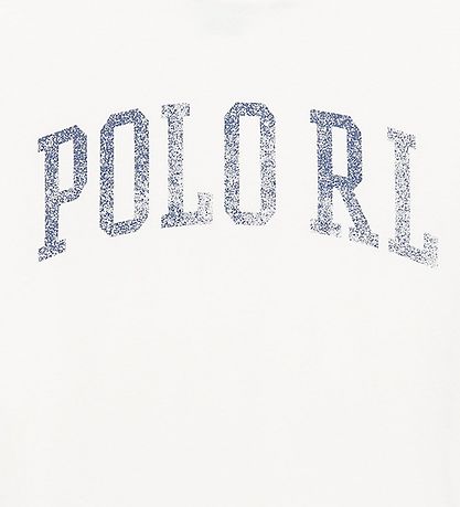 Polo Ralph Lauren Stuttermabolur - Horfa Hill - Hvítt M. Dökkblá