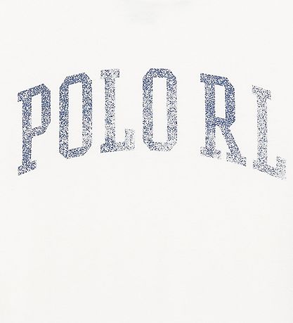 Polo Ralph Lauren Stuttermabolur - Horfa Hill - Hvítt M. Dökkblá