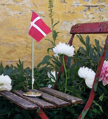 H.C. Andersen Tabell Flagg - 38,5x10 cm - Stål m. Dannebrog