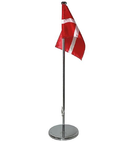 H.C. Andersen Tabell Flagg - 38,5x10 cm - Stål m. Dannebrog
