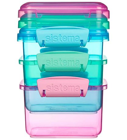 Sistema Lunchboxes - Lunch Packs - 3-Pack - 400 mL - Multi