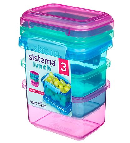 Sistema Brooddozen - Lunchpakketten - 3-pack - 400 ml - Multi