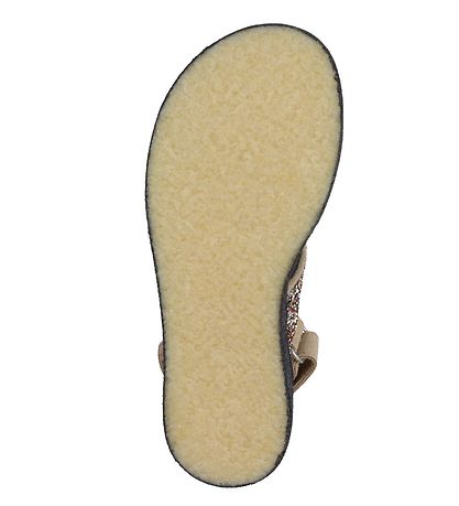 Angulus Sandal - Sand w. Glitter