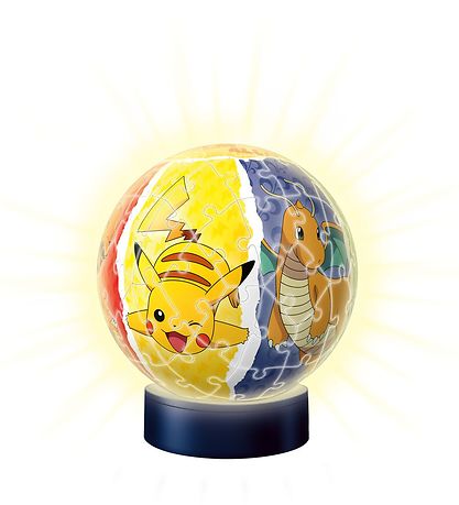 Ravensburger 3D Jigsaw Puzzle/Lamp - 74 Bricks - Ø12.9 cm - Poké