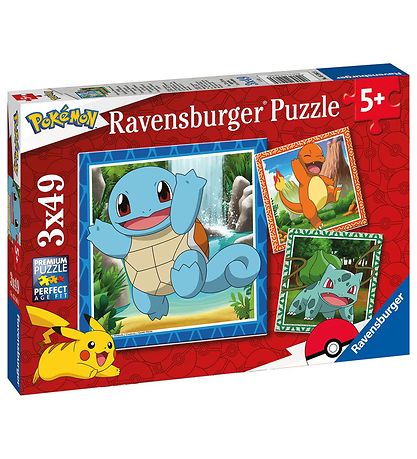 Ravensburger Jigsaw Puzzle - 3x49 Bricks - Pokémon