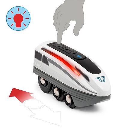 BRIO World Lest- Turbo Train - Grár 36003