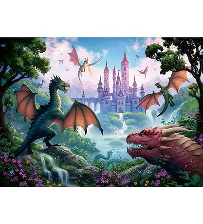 Ravensburger Puzzle Game - 300 Bricks - Dragons