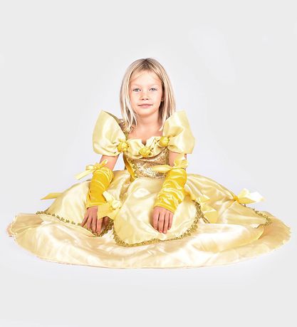 Den Goda Fen Maskeradkläder - Prinsessklänning - Gul