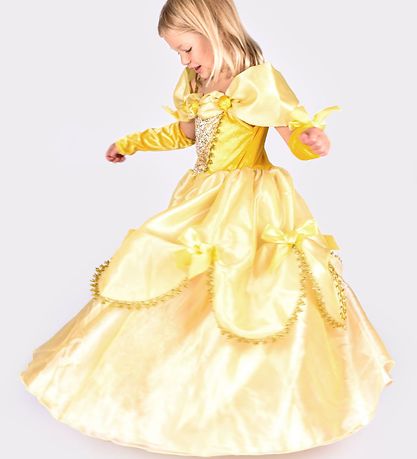 Den Goda Fen Maskeradkläder - Prinsessklänning - Gul