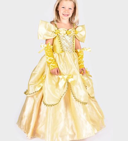 Den Goda Fen Maskeradkläder - Prinsessklänning - Gul