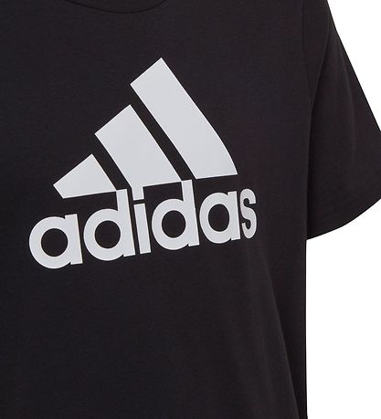 adidas Performance Stuttermabolur - U BL Tee - Svart/Hvítur