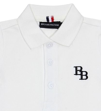 Bruuns Bazaar Bodysuit s/s - Piqu - Danilo - White