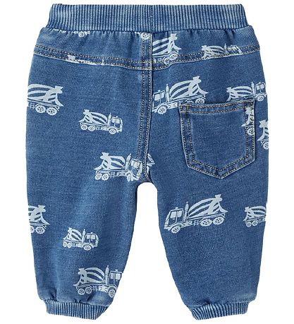 Name It Sweatpants - NbmBen - Medium+ Blue Denim