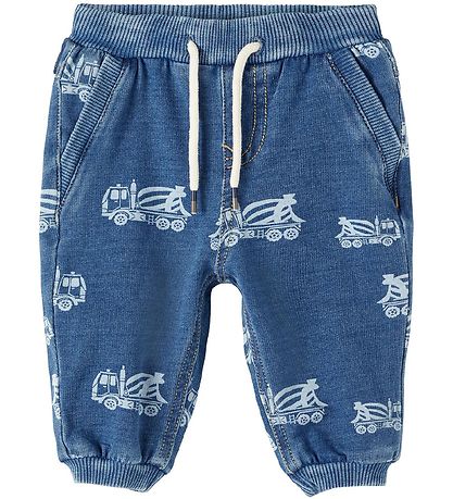 Name It Sweatpants - NbmBen - Medium+ Blue Denim