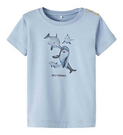 Name It Stuttermabolur - NbmFogat - Dusty Blue