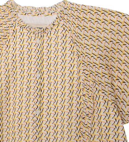 Zadig & Voltaire Top - Gold Yellow w. Pattern