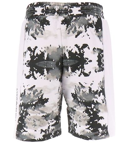 EA7 Sweatshorts - White/Black w. Camouflage