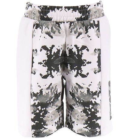 EA7 Sweatshorts - White/Black w. Camouflage