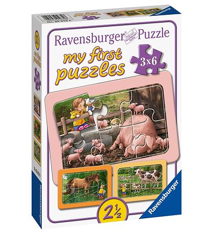 Ravensburger Jigsaw Puzzle - My First - 3 Different - Exploring 