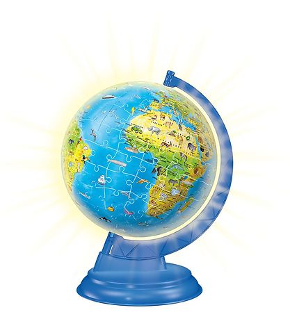 Ravensburger 3D Puzzle Game - 188 Bricks - Children's Globe Nigh