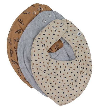 Pippi Baby Sabberlätzchen - 3er-Pack - Indianer Tan