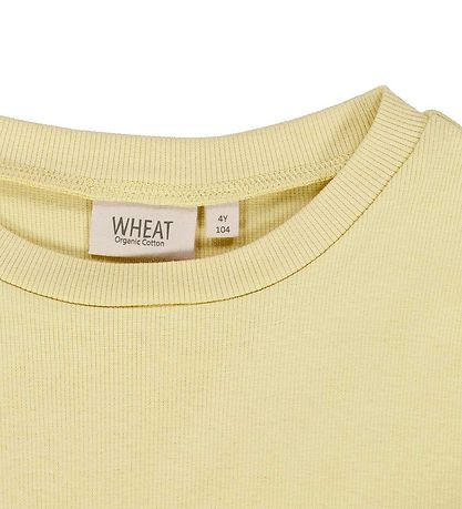 Wheat T-shirt - Irene - Rib - Yellow Dream