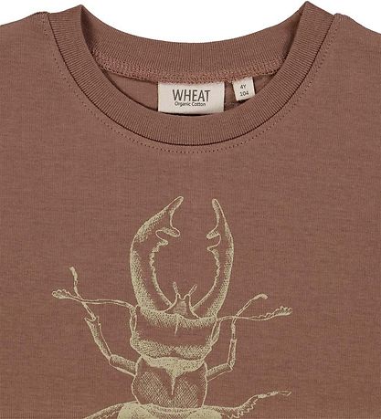 Wheat T-shirt - Beetle - Vintage Rose