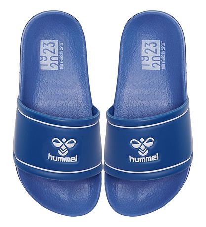 Hummel Flip Flops - Pool Slide Jr - Dazzling Blue