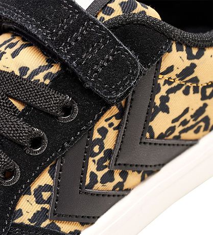 Hummel Skór - Slimmer Stadil Low Jr - Svart M. Leopard