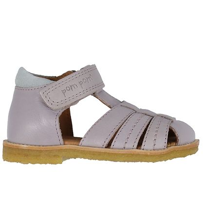 Pom Pom Sandals - Rub Sole - Light Lavender