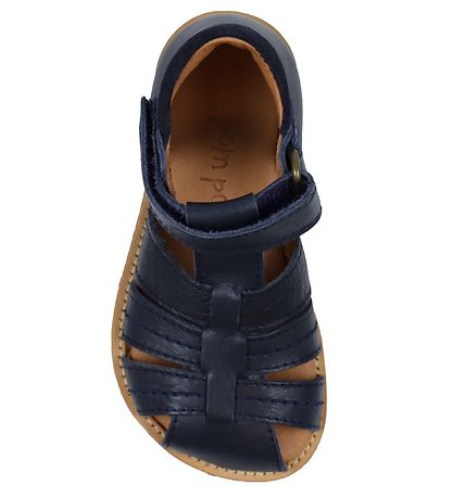 Pom Pom Sandals - Rub Sole - Navy