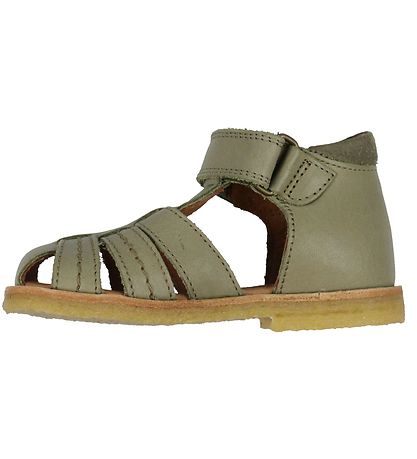 Pom Pom Sandals - Rub Sole - Dusty Olive